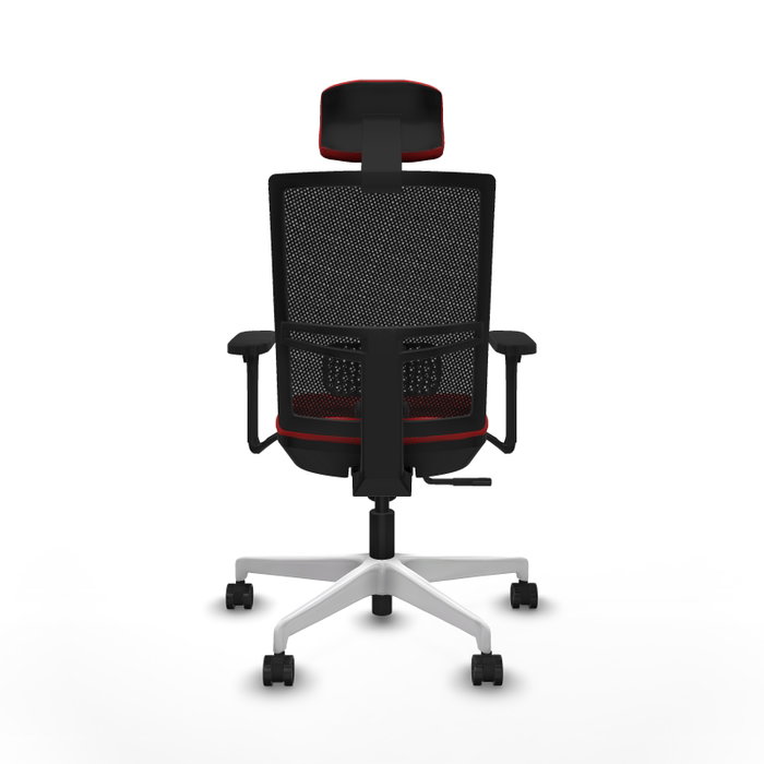PIQUERAS Y CRESPO Silla de oficina Yunquera con mecanismo Sincro, Rojo y Negro PIQUERAS Y CRESPO Silla de oficina Yunquera con mecanismo Sincro, Rojo y Negro