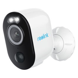 Reolink Argus Series B330 Cámara de Seguridad IP Inalámbrica con Visión Nocturna 20m, WiFi, Sensor PIR, 5 MP, IP65, Blanco, 6000 mAh