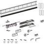 TERNO Kit Herrajes MAGIC2 para Puerta Corredera 80kg 1100mm