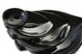 DKD Home Decor Soporte Incienso Gres Flor Negro