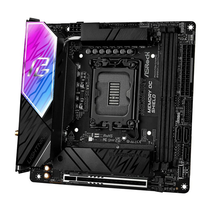 ASRock B860I Lightning WiFi LGA 1851 mini ITX DDR5 WiFi 6E