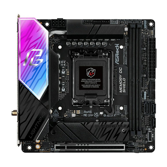 ASRock B860I Lightning WiFi LGA 1851 mini ITX DDR5 WiFi 6E