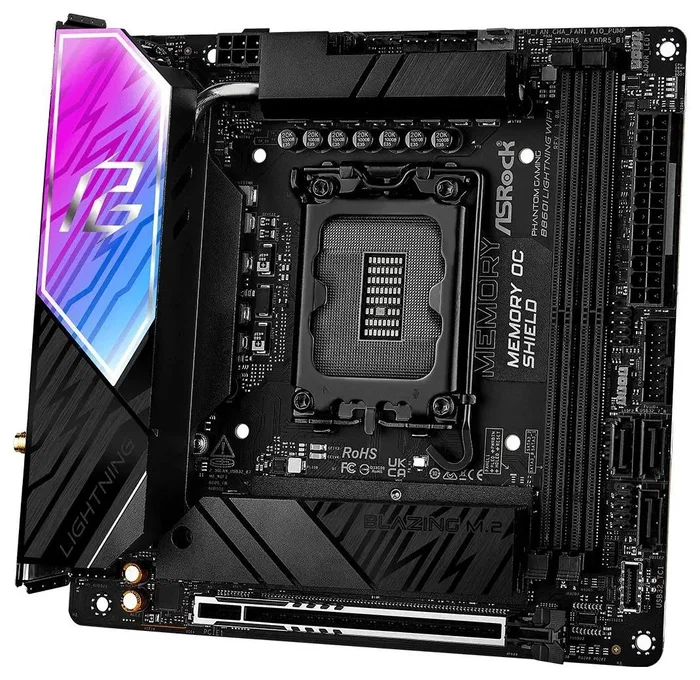 ASRock B860I Lightning WiFi LGA 1851 mini ITX DDR5 WiFi 6E