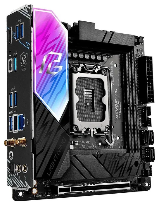 ASRock B860I Lightning WiFi LGA 1851 mini ITX DDR5 WiFi 6E