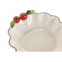 DKD Home Decor Ensaladera de Gres Tomates Blanco, Rojo y Verde