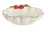 DKD Home Decor Ensaladera de Gres Tomates Blanco, Rojo y Verde