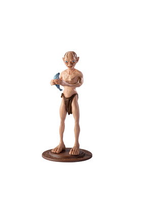 Noble Collection Figura Maleable Bendyfigs Gollum de El Señor de los Anillos