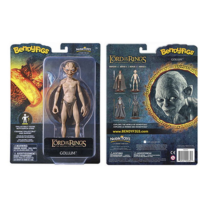 Noble Collection Figura maleable BendyFigs Gollum El Señor de los Anillos 19cm 849421006853