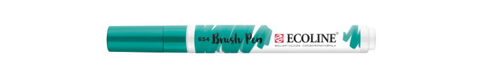 Ecoline Brush Pen Verde Pino 654