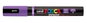 POSCA Marcador PC-5BR Brush Punta Semiflexible Violeta 1-4 mm