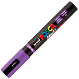 POSCA Marcador Brush PC-5BR Punta M Semiflexible Violeta