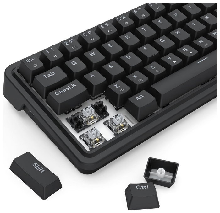 Redragon NOVA K709-RGB Teclado Mecánico Gaming Inalámbrico 68 Teclas Diseño Compacto con Retroiluminación RGB Redragon NOVA K709-RGB Teclado Mecánico Gaming Inalámbrico 68 Teclas Diseño Compacto con Retroiluminación RGB
