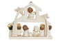 DKD Home Decor Nacimiento de Resina Blanco