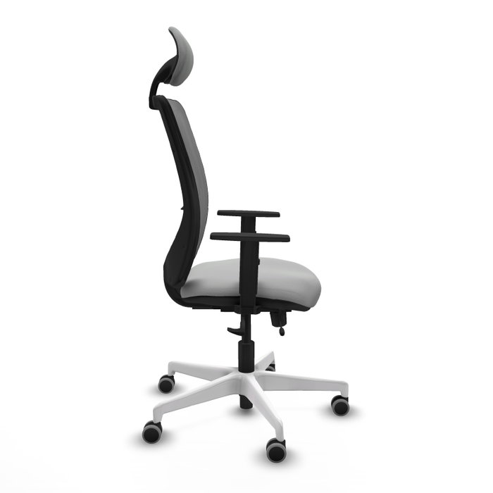 PIQUERAS Y CRESPO Silla de oficina Zulema con mecanismo Sincro/Traslack Gris