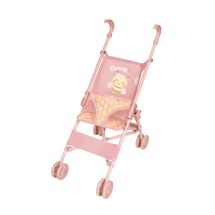 DeCuevas Silla de Muñecas Plegable Honey 90070 - Carrito para Muñecas, Color Honey, para Muñecas hasta 48 cm DeCuevas Silla de Muñecas Plegable Honey 90070 - Carrito para Muñecas, Color Honey, para Muñecas hasta 48 cm