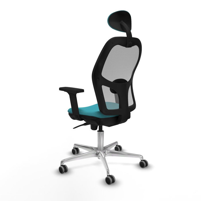 PIQUERAS Y CRESPO Silla de oficina Jorquera Turquesa y Gris PIQUERAS Y CRESPO Silla de oficina Jorquera Turquesa y Gris