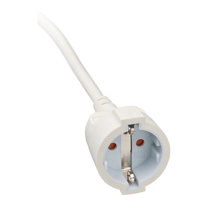 Brennenstuhl Cable alargador con enchufe plano angular, 3 metros, Blanco Brennenstuhl Cable alargador con enchufe plano angular, 3 metros, Blanco
