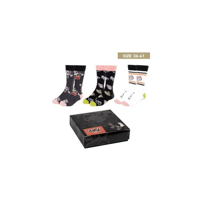 Cerdá Pack de 3 Calcetines Otaku - Talla 36-41