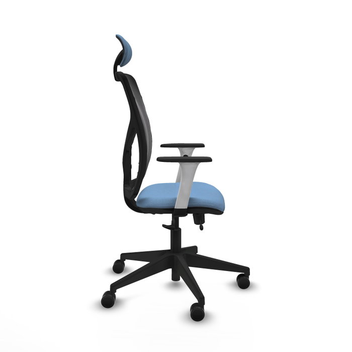 PIQUERAS Y CRESPO Silla de oficina Motilla Azul cielo con mecanismo Sincro/Traslack PIQUERAS Y CRESPO Silla de oficina Motilla Azul cielo con mecanismo Sincro/Traslack