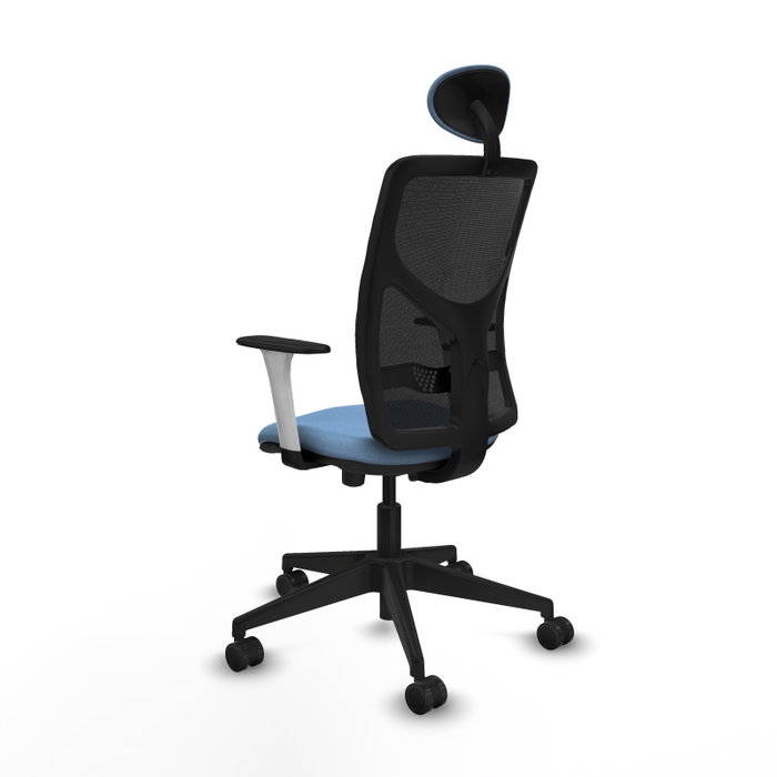 PIQUERAS Y CRESPO Silla de oficina Motilla Azul cielo con mecanismo Sincro/Traslack PIQUERAS Y CRESPO Silla de oficina Motilla Azul cielo con mecanismo Sincro/Traslack