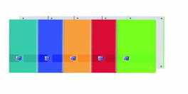 Bloc Oxford School Eu.Book 1 Live&Go Micro.Tapa Pp A4+ 80H Horizontal 90G Surtido Vivos (5 Col.) (Set de 5)