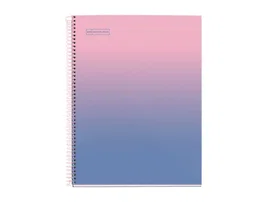 Miquelrius Cuaderno Espiral A4 80 Hojas Cuadro 5 mm 90 gr Gradient Rosa/Azul