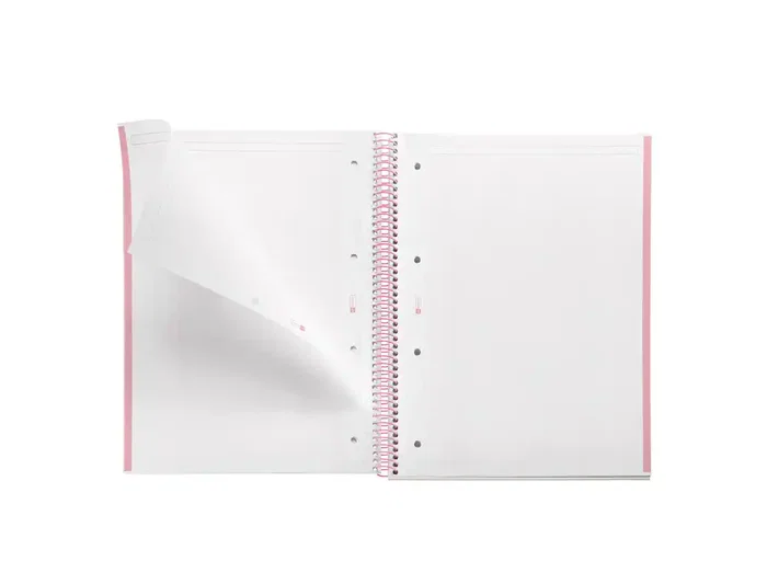 Miquelrius Cuaderno Espiral A4 80 Hojas Cuadro 5 mm 90 gr Gradient Rosa/Azul