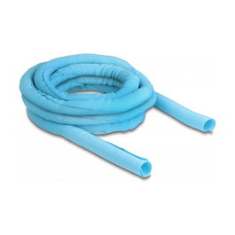 DeLOCK Manga tejida de cierre automático resistente al calor 5 m x 19 mm azul