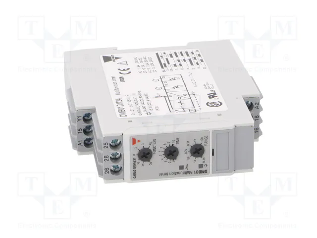 CARLO GAVAZZI Relé de tiempo SPDT 24VDC 0,1s÷100h