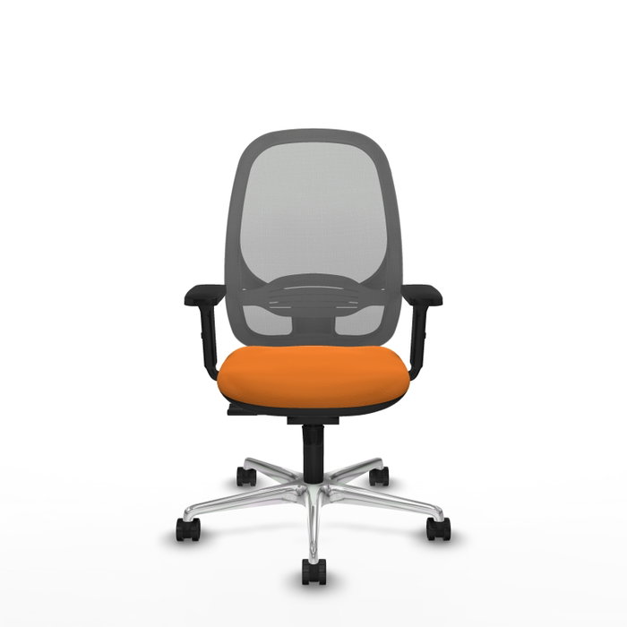 PIQUERAS Y CRESPO Silla de oficina Cilanco Naranja y Gris PIQUERAS Y CRESPO Silla de oficina Cilanco Naranja y Gris