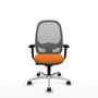 PIQUERAS Y CRESPO Silla de oficina Cilanco Naranja y Gris