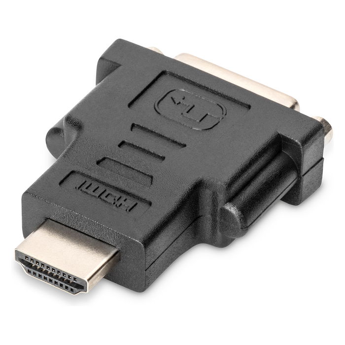 Digitus Adaptador HDMI a DVI (24+5), HDMI Typ A a DVI-D 24+5 pines, Compatible con Monitor, PC, Estándar de Negocio
