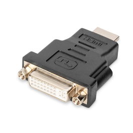 Digitus Adaptador HDMI a DVI (24+5), HDMI Typ A a DVI-D 24+5 pines, Compatible con Monitor, PC, Estándar de Negocio