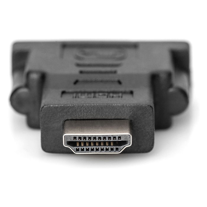 Digitus Adaptador HDMI a DVI (24+5), HDMI Typ A a DVI-D 24+5 pines, Compatible con Monitor, PC, Estándar de Negocio