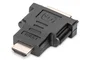 Digitus Adaptador HDMI tipo A a DVI-I (24+5) Macho/Hembra Full HD Negro