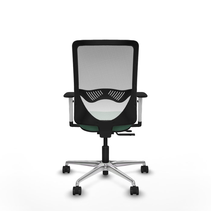 PIQUERAS Y CRESPO Silla de oficina Zulema Verde esmeralda y Blanco PIQUERAS Y CRESPO Silla de oficina Zulema Verde esmeralda y Blanco