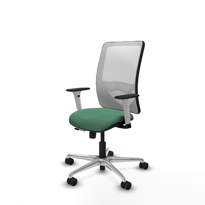 PIQUERAS Y CRESPO Silla de oficina Zulema Verde esmeralda y Blanco PIQUERAS Y CRESPO Silla de oficina Zulema Verde esmeralda y Blanco