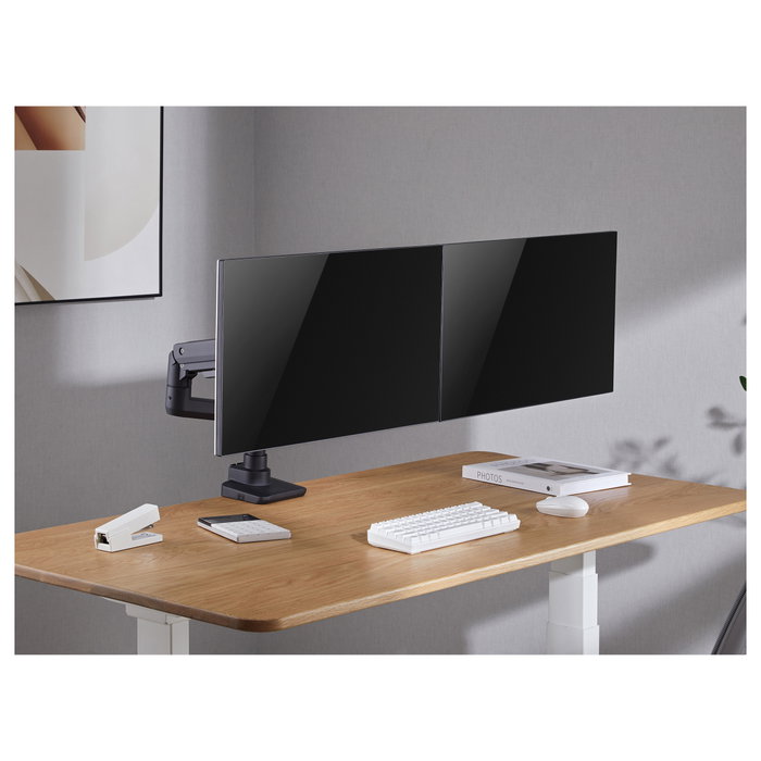 Equip Soporte de Mesa para 2 Monitores 17-35 Pulgadas Negro Equip Soporte de Mesa para 2 Monitores 17-35 Pulgadas Negro