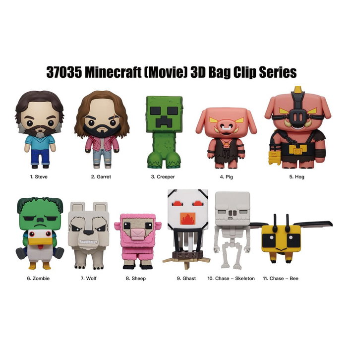 Minecraft Colgantes PVC 3D Expositor Series 1 Display (24) Minecraft Colgantes PVC 3D Expositor Series 1 Display (24)