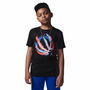 Camiseta de Manga Corta Infantil Jordan Jdb Bball Fire Ss Negro