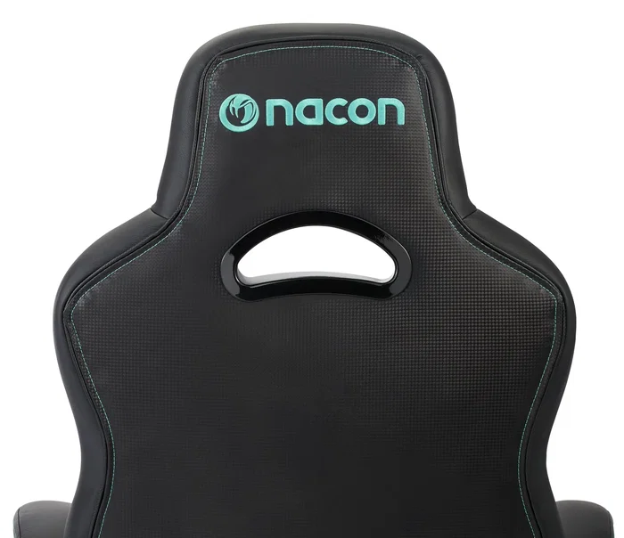 Nacon PCCH-350 Silla Gaming Universal, Asiento Acolchado Negro y Turquesa, Ergonomía, 100 kg de Peso Máximo