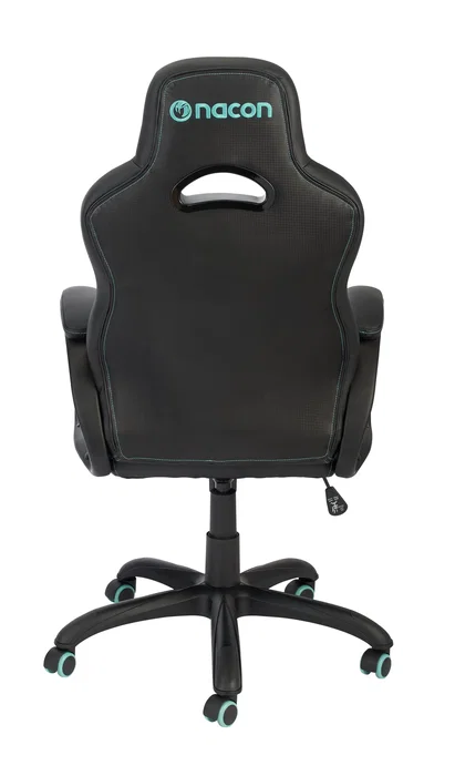 Nacon PCCH-350 Silla Gaming Universal, Asiento Acolchado Negro y Turquesa, Ergonomía, 100 kg de Peso Máximo