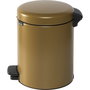 Brabantia Newicon Papelera de pedal 5 L Warm Gold