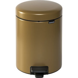 Brabantia Newicon Papelera de pedal 5 L Warm Gold