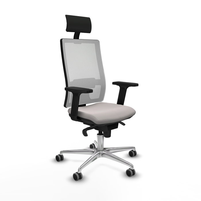 PIQUERAS Y CRESPO Silla de oficina Horna con mecanismo Sincro, Blanco PIQUERAS Y CRESPO Silla de oficina Horna con mecanismo Sincro, Blanco
