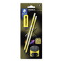 Staedtler 181 Norix Lápices de Grafito HB con Afilalápices y Goma, Blíster Amarillo