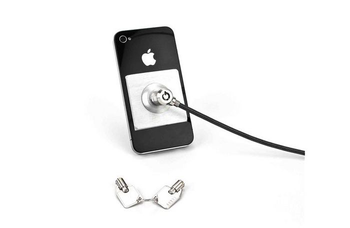 COMPULOCKS Placa de bloqueo universal para tablet con cable de seguridad con llave - Negro COMPULOCKS Placa de bloqueo universal para tablet con cable de seguridad con llave - Negro