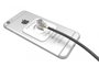 COMPULOCKS Placa de bloqueo universal para tablet con cable de seguridad con llave - Negro