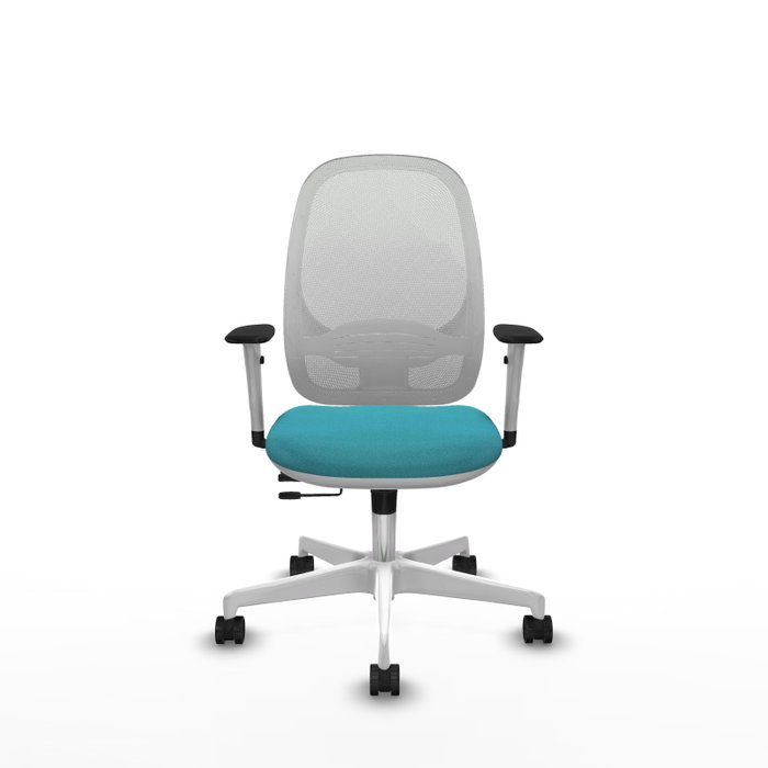 PIQUERAS Y CRESPO Silla de oficina Cilanco Turquesa y Blanco PIQUERAS Y CRESPO Silla de oficina Cilanco Turquesa y Blanco