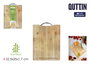 Quttin Tabla Cortar Bambú con Asa 32.5 x 25 x 1.5 cm (8 Unidades)